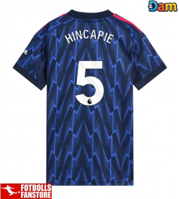 Arsenal Piero Hincapie #5 Bortatröja Dam 2025-26 Kortärmad